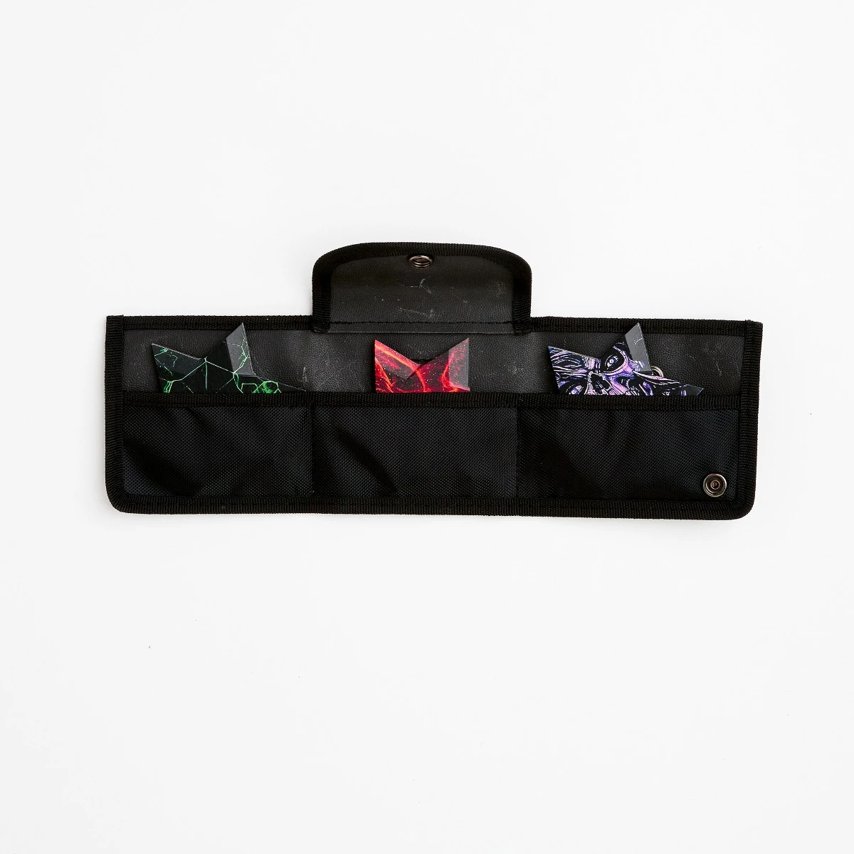 6 Point Black Star Set (3 Piece Set)