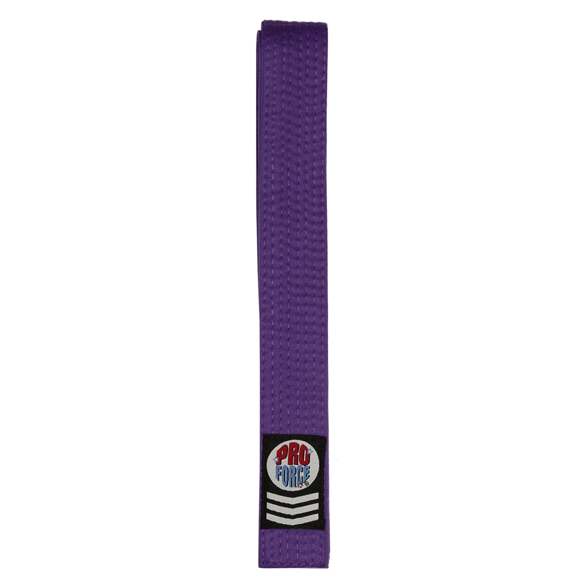ProForce Double Wrap Solid Karate Belt 1.75 Purple Belt 7