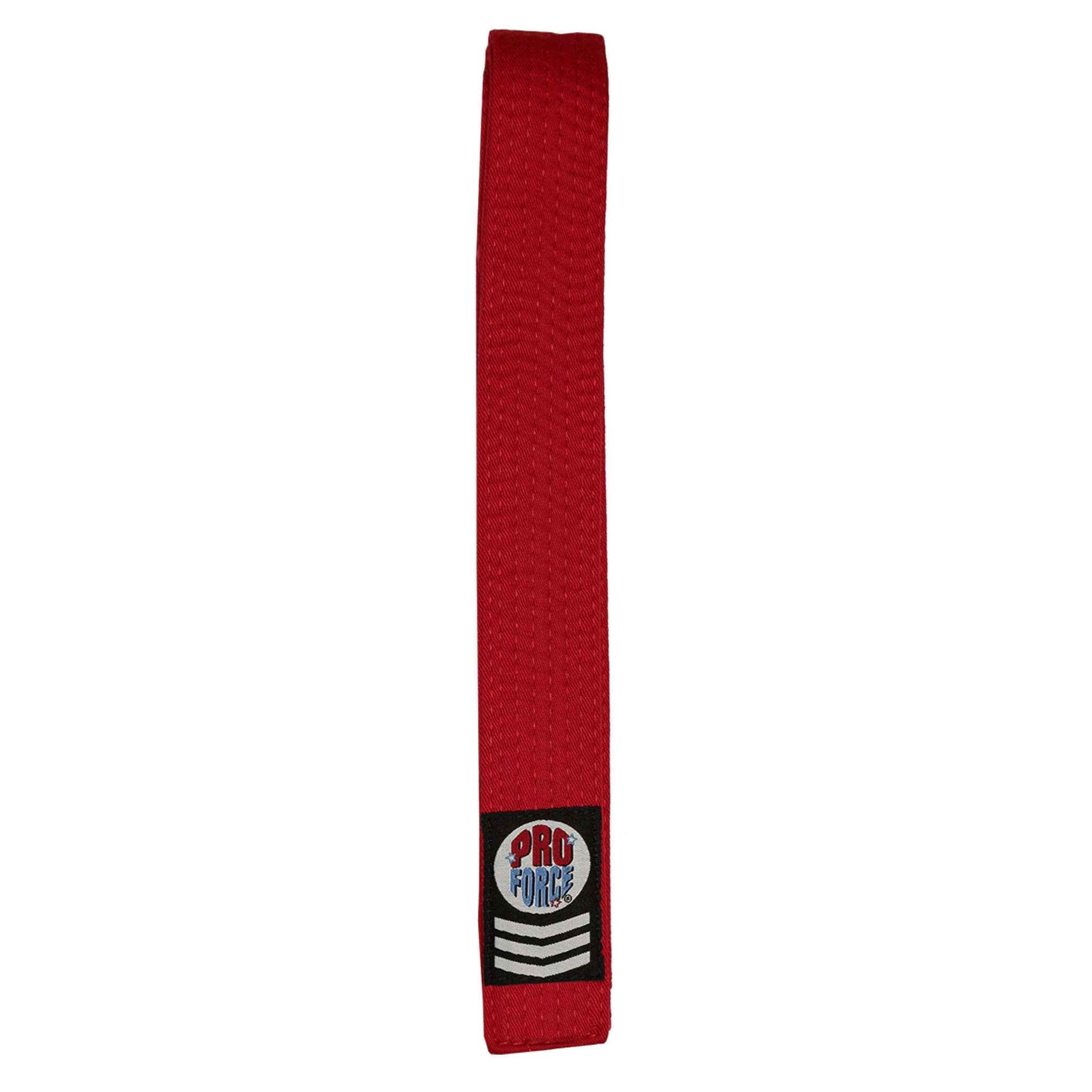 ProForce Double Wrap Solid Karate Belt 1.75 Red Belt 1