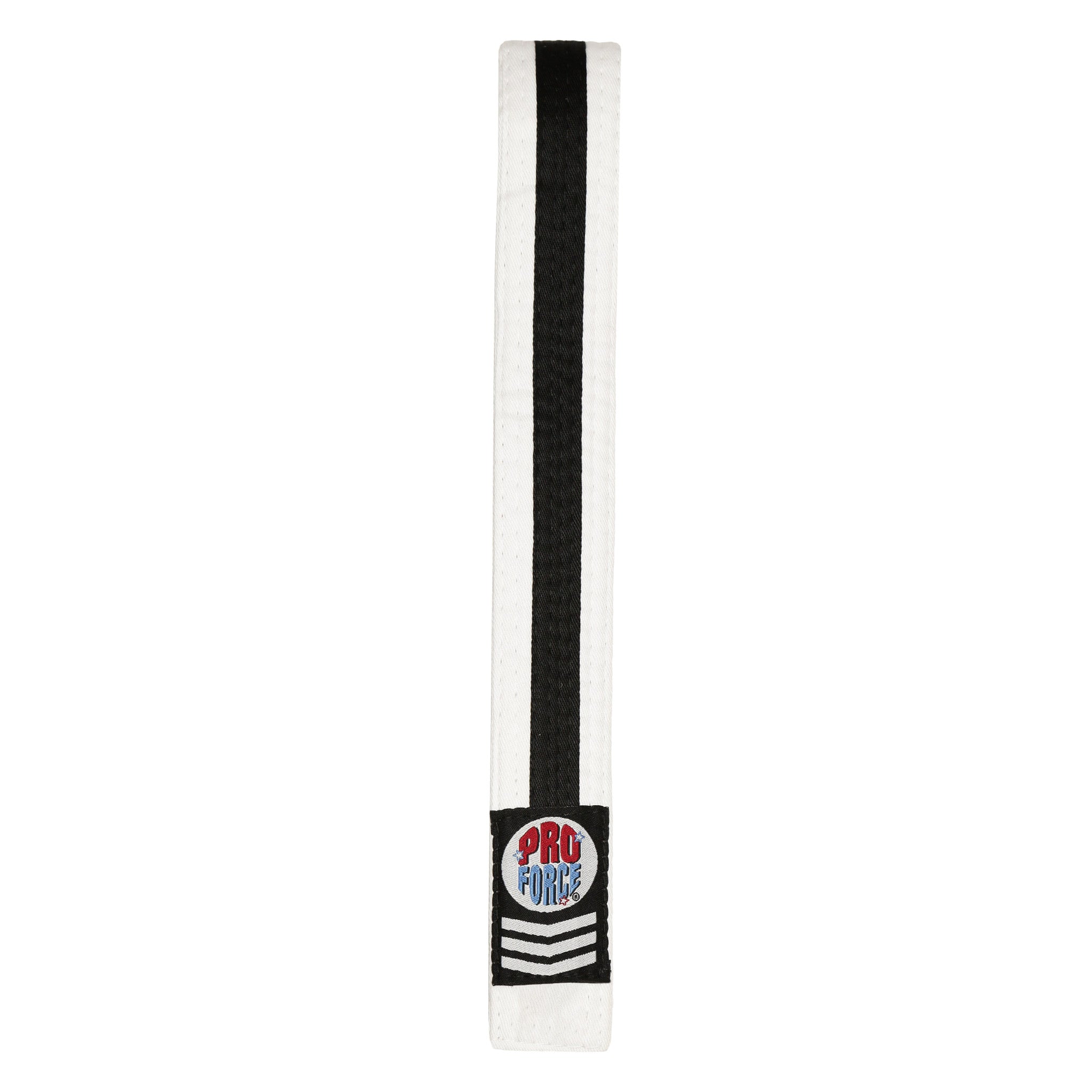 White belt with black stripe cheap