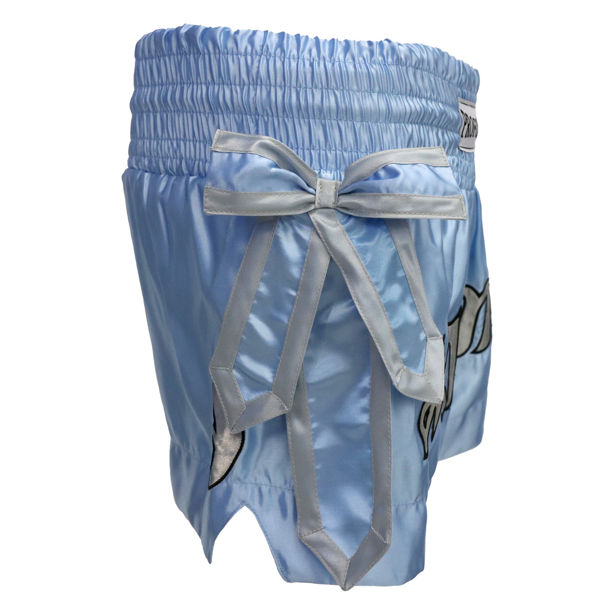 ProForce Sport® Angel Wing Muay Thai Shorts - w/ Light Blue