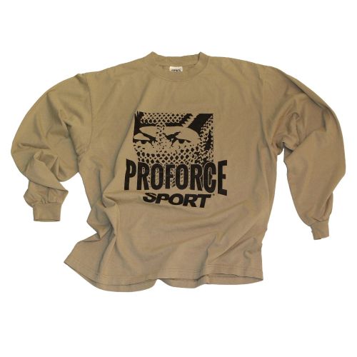 ProForce Sport® Chain Link Ninja Long Sleeve T Shirt Oatmeal