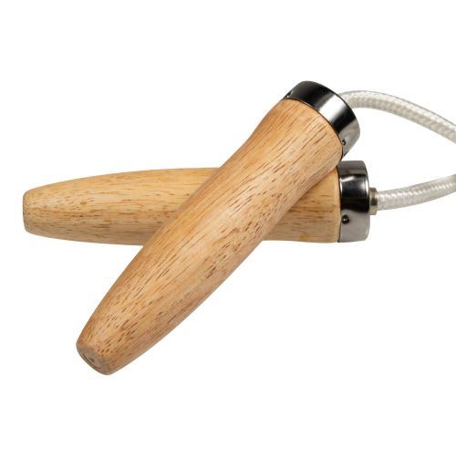 Hardwood Handle Jumprope - Nylon Cord