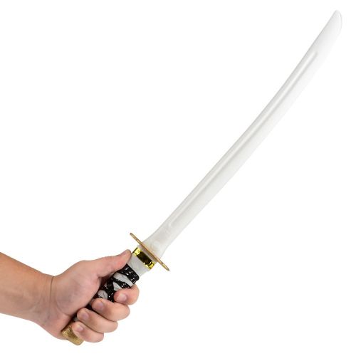 Plastic Ninja Black Sword 24" (Black Sheath w/ White Sword)