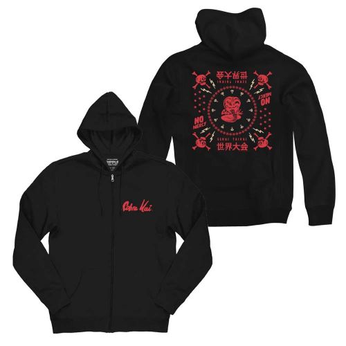 Cobra Kai&trade; Unisex Full-Zip Hooded Sweatshirt "No Mercy" Edition
