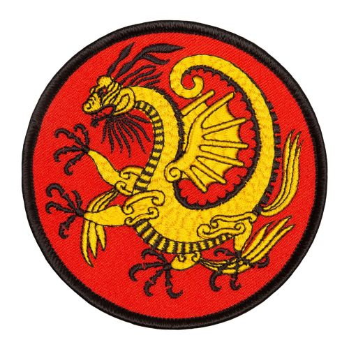 Gold Dragon Patch 4"