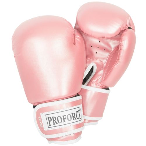ProForce&#174; Leatherette Boxing Glove - Metallic Pink