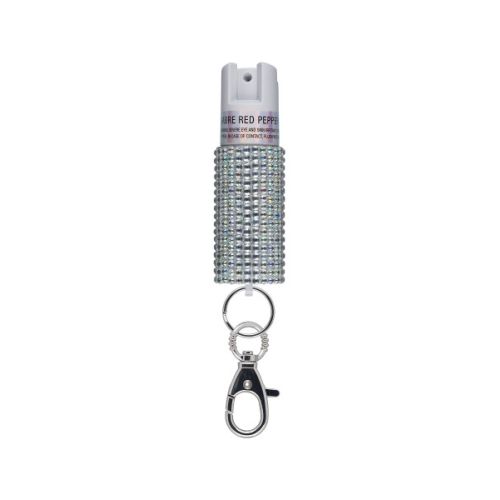 Sabre™ Jeweled Pepper Spray Silver