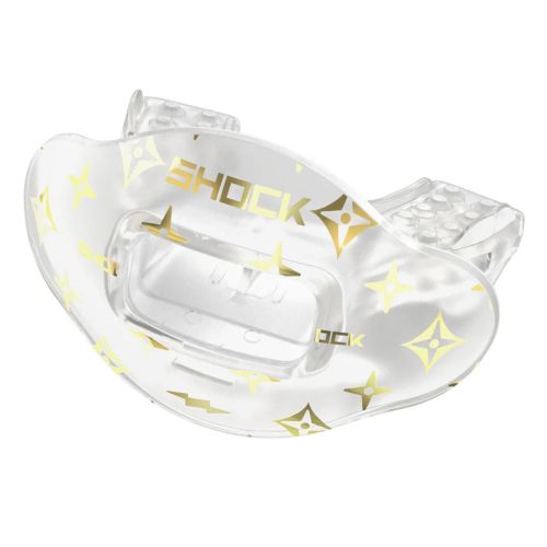 Shock Doctor Mouthguard Lux Max AirFlow Clear Gold