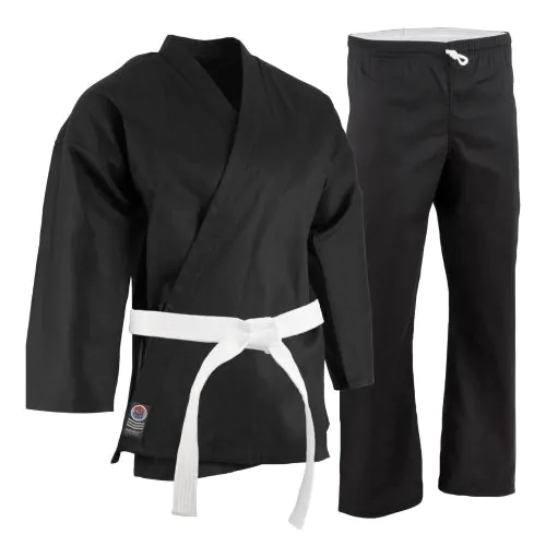 ProForce&#174; 5 oz. Original Karate Uniform (Elastic Drawstring) - 55/45 Blend - With Free White Belt