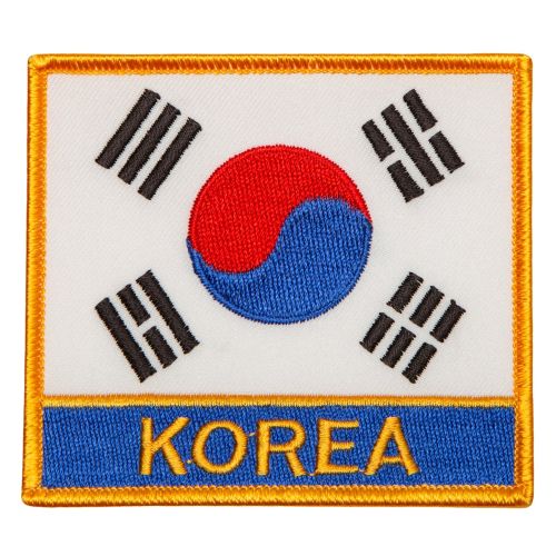 Korea Flag/Korea Patch 4"x3