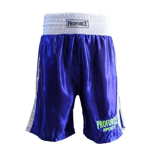 ProForce Sport® Classic Knee Length Boxing Trunks Blue