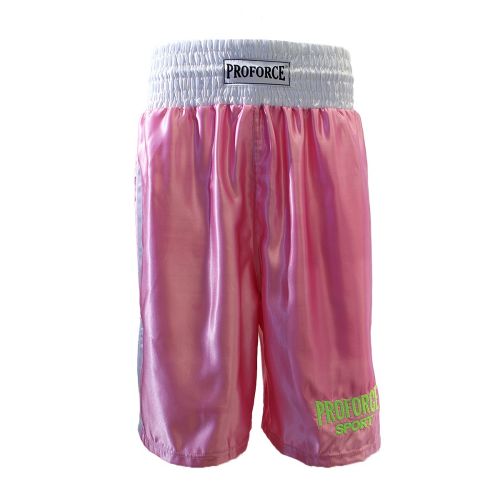 ProForce Sport® Classic Knee Length Boxing Trunks Pink