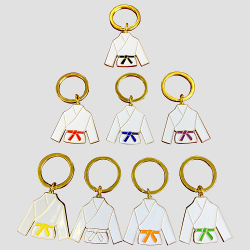  Karate Uniform Keychain 2.5”