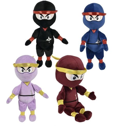 ProForce® Ninja Plush Warrior 14" - Assorted Styles & Colors (Sold Individually)